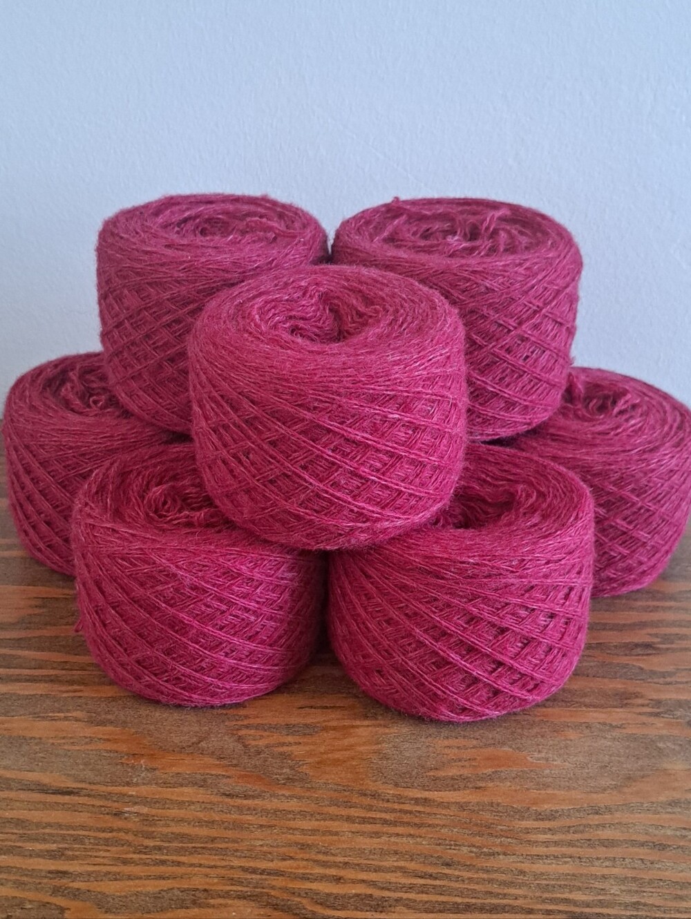 Merino Blend Fuchsia Yarn Lot, 400g
